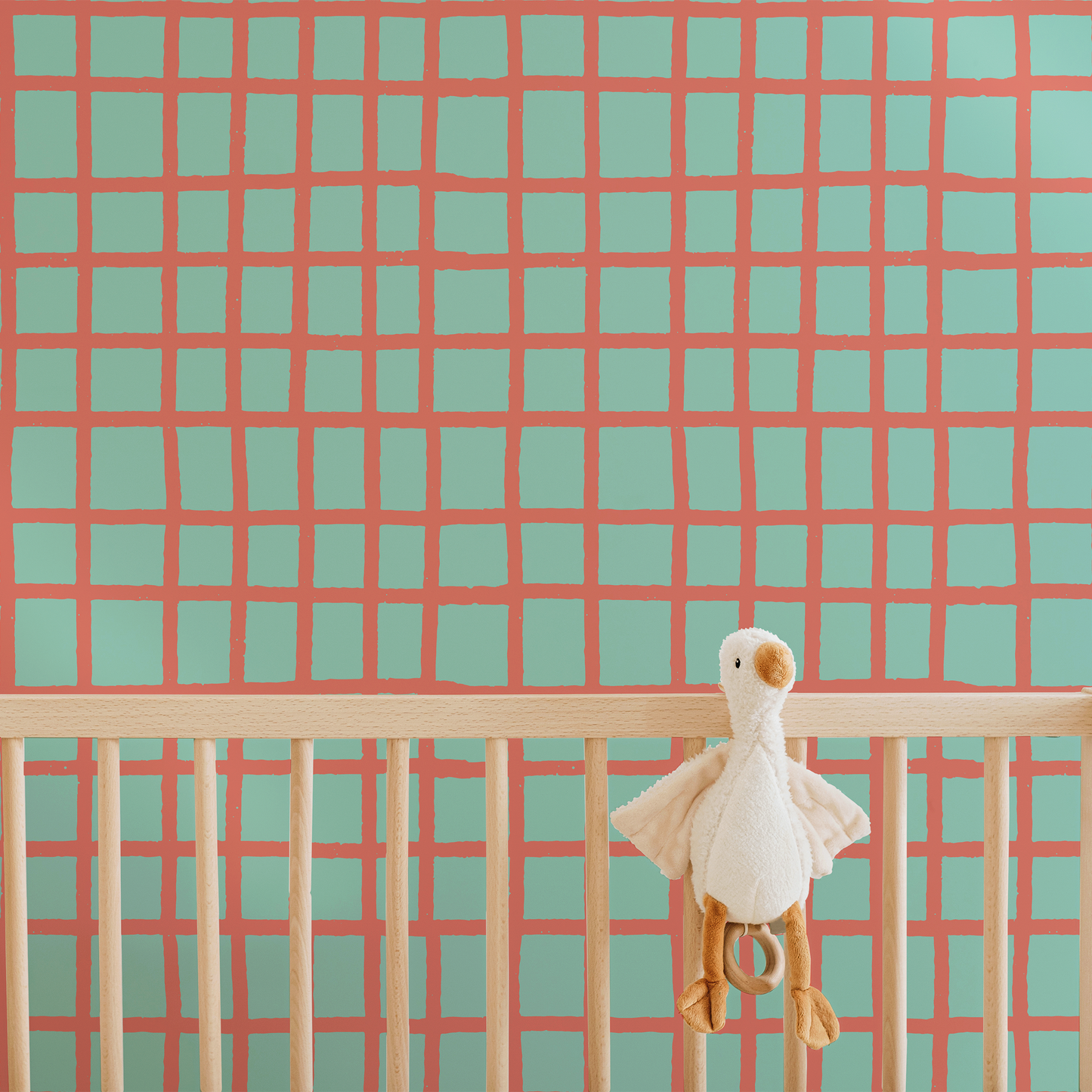 Pattern Print Pistachio Gingham