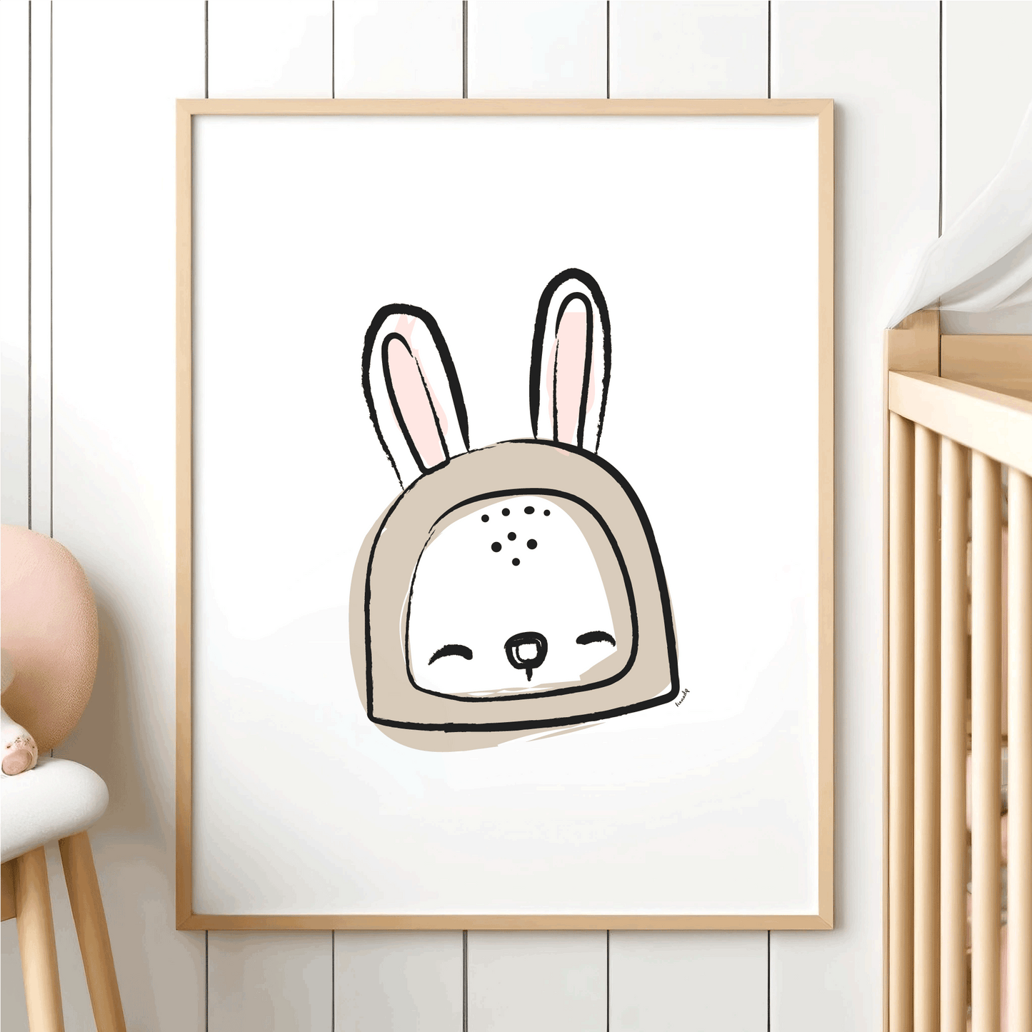 Placement Print Bunny