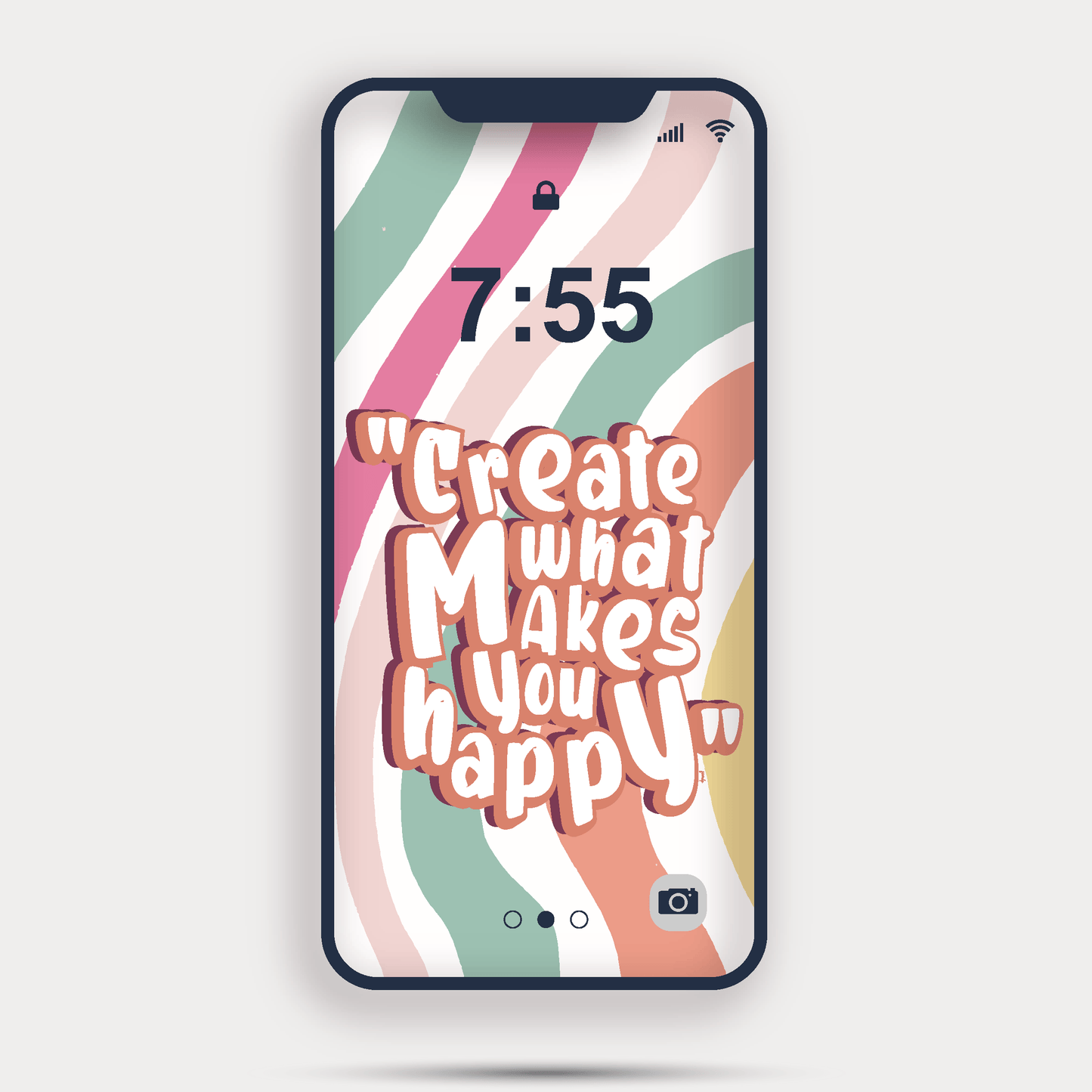 Mobile Print Create Colourful