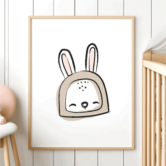 Placement Print Bunny