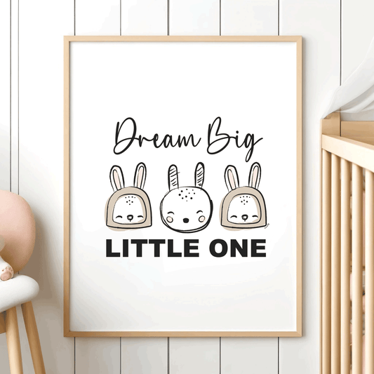 Placement Print Dream Big Little One